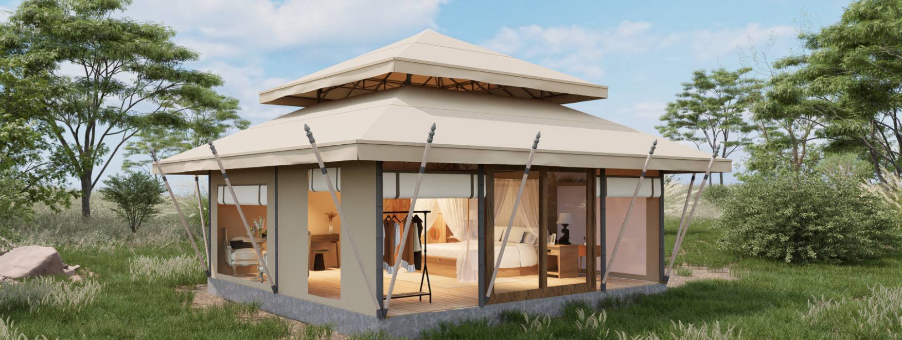 滨城区户外野奢帐篷